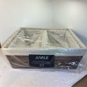 New 3 pack Juvale Beige Farmhouse Household Storage Organizer